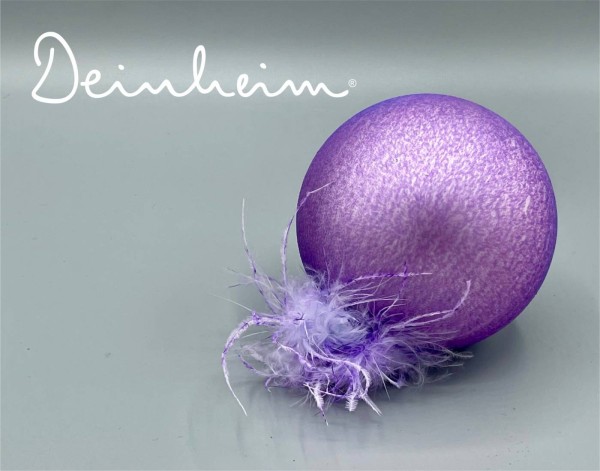 Weihnachtskugel LUXURY FEATHER | LILAC